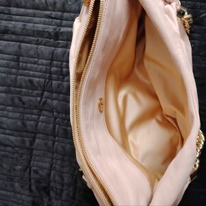 CHANEL Pink and Gold Shoulder Bag